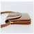 Céline Borsa a Spalla Circolare in Tela Macadam CELINE PVC Beige Oro Auth ARZ313 D'oro - vista 5