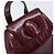 Mochila CARTIER Couro envernizado Vermelho Ouro Auth bs33722 Dourado - vista 16