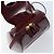 Mochila CARTIER Couro envernizado Vermelho Ouro Auth bs33722 Dourado - vista 17