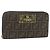 FENDI Zucca Canvas Lange Brieftasche Schwarz Braun Auth ki6613V