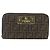 FENDI Zucca Canvas Lange Brieftasche Schwarz Braun Auth ki6613V - Ansicht 13