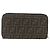 FENDI Zucca Canvas Lange Brieftasche Schwarz Braun Auth ki6613V - Ansicht 2