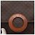 Céline Sac à épaule en toile Macadam CELINE en cuir PVC marron doré Auth 173698A - vue 14