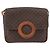 Céline Sac à épaule en toile Macadam CELINE en cuir PVC marron doré Auth 173698A - vue 2