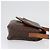 Céline Sac à épaule en toile Macadam CELINE en cuir PVC marron doré Auth 173698A - vue 4