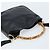 Borsa a Spalla in Pelle Gucci Bamboo 2way Nera Oro 001 0166 1638 Auth BA11278 Nero D'oro - vista 6