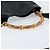 Borsa a Spalla in Pelle Gucci Bamboo 2way Nera Oro 001 0166 1638 Auth BA11278 Nero D'oro - vista 7