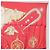 Hermès HERMES Carré 90 Schal Seide ""QUINTESSENZ"" Rot Auth am11039V - Ansicht 4