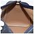 Borsa a mano in tela Trotter Christian Dior in PVC e pelle blu navy Auth BA11379A - vista 17
