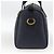 Borsa a mano in tela Trotter Christian Dior in PVC e pelle blu navy Auth BA11379A - vista 5