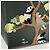Loewe Bolso de mano compacto Hammock de cuero 2 en 1 verde dorado Auth 167114SM - vista 20