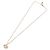 Collana Christian Dior metallo tono oro Auth BA11483 - vista 10