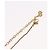 Collana Christian Dior metallo tono oro Auth BA11483 - vista 16