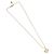 Collana Christian Dior metallo tono oro Auth BA11483 - vista 2