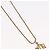 Collana Christian Dior metallo tono oro Auth BA11483 - vista 4