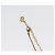 Collana Christian Dior metallo tono oro Auth BA11483 - vista 9