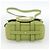 BALLY Borsa a Spalla in Pelle Verde Chiaro Auth BA11358A - vista 9
