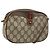 Borsa Sherry Line GG Supreme Web di GUCCI in PVC beige 007 58 6112 4002 Auth 173387
