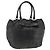 Borsa Tote in Pelle Valentino Nera Oro Auth BA11469 Nero D'oro