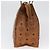 Borsa tote MCM Logogram Vicetos PVC Marrone Oro Auth BA10940 D'oro - vista 4