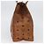 Borsa tote MCM Logogram Vicetos PVC Marrone Oro Auth BA10940 D'oro - vista 5