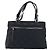 Bolsa Tote Gancini de Nylon Preta e Prata da Salvatore Ferragamo Auth BA11280 Preto - vista 2