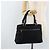 Bolsa Tote Gancini de Nylon Preta e Prata da Salvatore Ferragamo Auth BA11280 Preto - vista 23