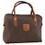 Céline Borsa a mano in tela Macadam CELINE in pelle PVC marrone oro Auth BSZ166 D'oro