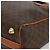 Céline Borsa a mano in tela Macadam CELINE in pelle PVC marrone oro Auth BSZ166 D'oro - vista 10