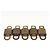 LOUIS VUITTON Set di 5 Lucchetti in Metallo Dorato LV Auth 167124 D'oro - vista 4