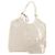 LOUIS VUITTON Borsa Plage Via Epi in Vinile Pelle Trasparente Bianca M92153 LV Auth bs33391 Bianco