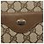 Borsa tote Gucci GG Supreme Web Sherry Line in PVC beige e oro 39 02 003 Auth kk643 D'oro - vista 14