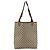 Borsa tote Gucci GG Supreme Web Sherry Line in PVC beige e oro 39 02 003 Auth kk643 D'oro - vista 3