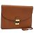 GUCCI Clutch in Pelle Marrone Oro Auth ep13771 D'oro