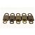 LOUIS VUITTON Set di 5 Lucchetti in metallo Oro LV Auth 167111 D'oro - vista 5