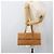 Céline Borsa a mano in tela Macadam C di CELINE in pelle beige e oro Auth BSZ627A D'oro - vista 21