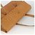 Céline Borsa a mano in tela Macadam C di CELINE in pelle beige e oro Auth BSZ627A D'oro - vista 6