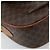 Céline Borsa a Spalla in Tela Macadam CELINE in Pelle PVC Marrone Oro Auth ARZ276 D'oro - vista 11