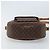 Céline Borsa a Spalla in Tela Macadam CELINE in Pelle PVC Marrone Oro Auth ARZ276 D'oro - vista 9
