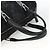 CHANEL Borsa a Mano Choco Bar Nylon Nero Argento CC Auth BA11373 - vista 7