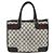 Borsa a mano Gucci GG Supreme Sherry Line in PVC blu navy e oro Auth BSZ273 D'oro - vista 3