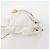 Zaino CHANEL in pelle bianca oro CC Auth gh1739 Bianco D'oro - vista 4