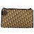 Borsa a Spalla in Tela Trotter Christian Dior Beige Oro Auth ep13688A D'oro - vista 2