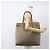 Gucci Borsa Tote GG Supreme PVC Beige Oro 39 02 061 Auth 174551 D'oro - vista 19
