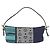 Borsa a spalla MCM Vicetos Logogram in tela blu oro Auth BSZ289 D'oro - vista 3