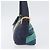 Borsa a spalla MCM Vicetos Logogram in tela blu oro Auth BSZ289 D'oro - vista 4