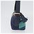 Borsa a spalla MCM Vicetos Logogram in tela blu oro Auth BSZ289 D'oro - vista 5