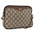 Gucci Borsa a Spalla GG Supreme PVC Beige Oro 97 02 068 Auth BA11460 D'oro