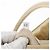 PRADA Borsa a mano in nylon argento beige Auth bs33932 - vista 12