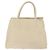 PRADA Borsa a mano in nylon argento beige Auth bs33932 - vista 2